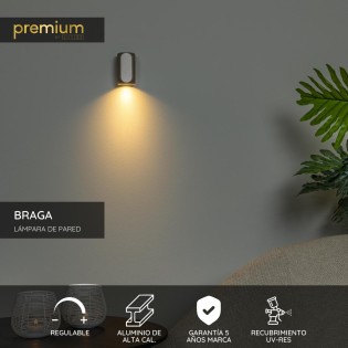 Aplique de pared Braga
