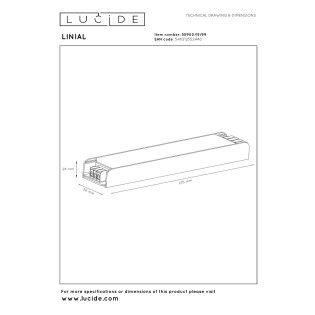 Driver for Linial Smart 48V Single-Phase Track (200W)
