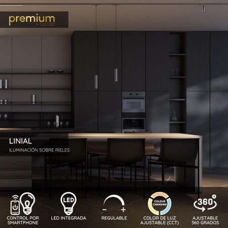 Bix Linial Smart 48V Single-Phase LED Track Light (8W)