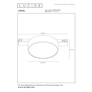 copy of LINIAL FIXT Spot-Satin Gun Metal-1xLED