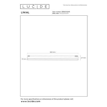 copy of LINIAL GLYXX Spot-Champagne-1xLED