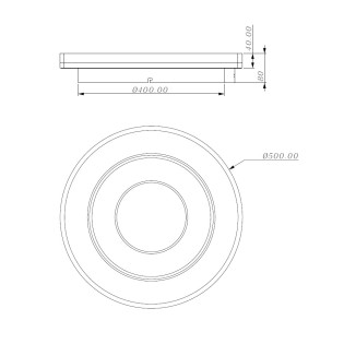 Dalmo RD CCT Dim Smart LED Ceiling Light (40W)