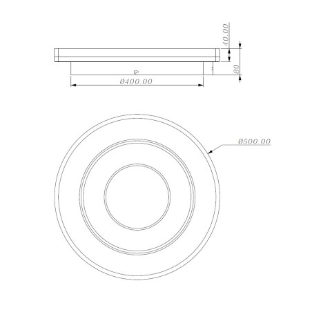 Dalmo RD CCT Dim Smart LED Ceiling Light (40W)