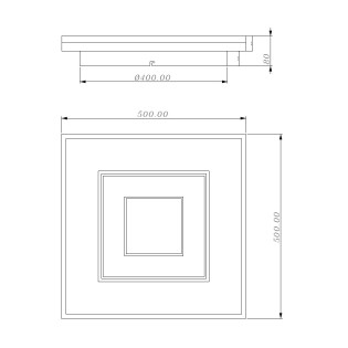 copy of Plafón de techo LED Elba CCT Dim (100W)