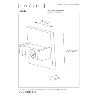 Tapa final para carril Linial (Set de 2)