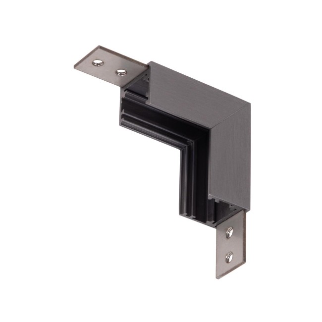 Corner connector for Linial rail Black chrome
