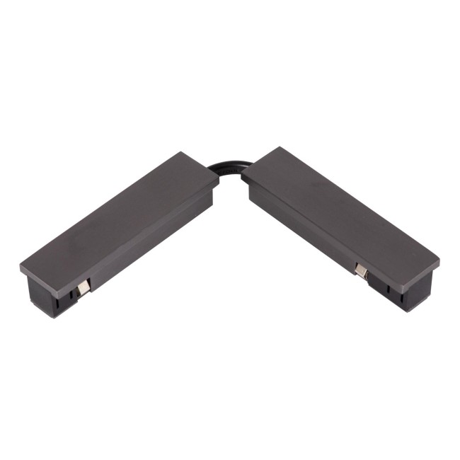 Flexible connector for Linial rail Black chrome