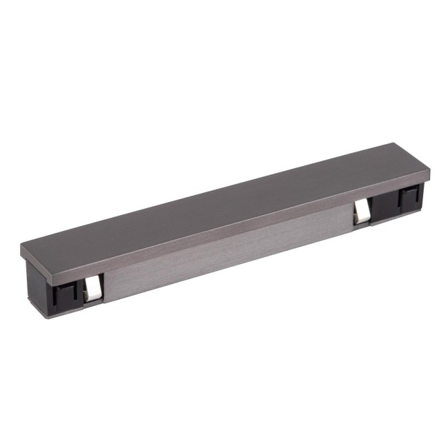 Straight connector for Linial rail Black chrome