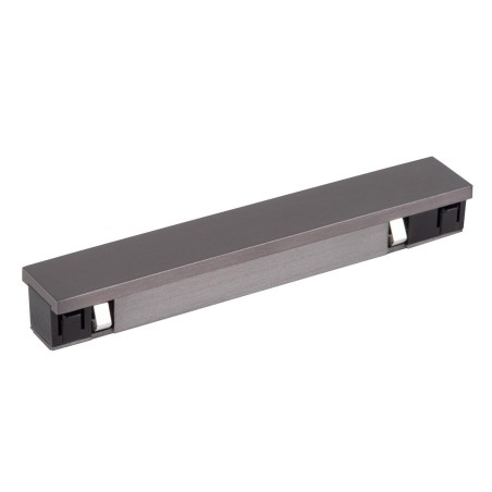 Straight connector for Linial rail Black chrome