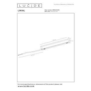 Driver for Smart Linear Rail 48V. Black chrome (200W)