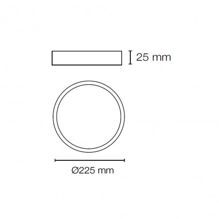 Downlight rounded LED Kaju (30W) I