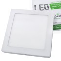 Downlight LED Square 20W surface (white) - Wonderlamp