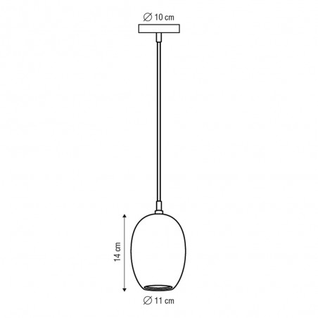 Colgante Led Gabia G (27W)