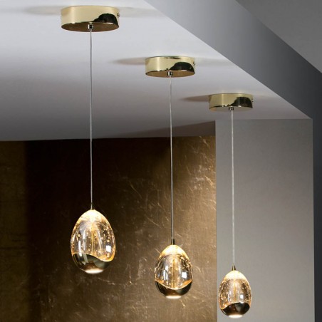 Lámpara Rocio 1 LED Oro