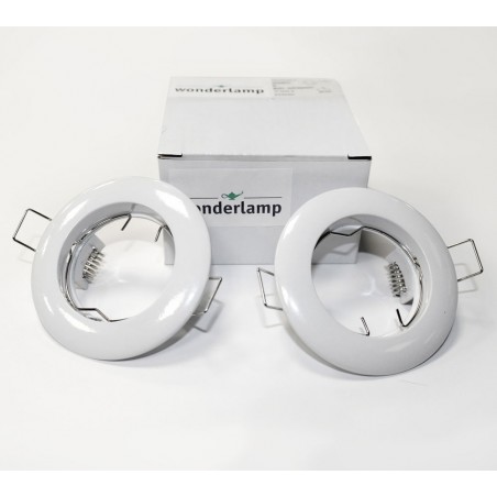 Pack 2 empotrables BASIC fijo negro. Wonderlamp