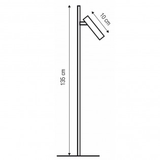 Lámpara de pie LED Manhattan (3W)