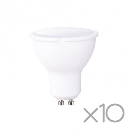 Pack 10 bombillas A2BC LED GU10 8W - 6000ºK
