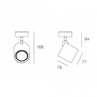 Foco 1 Luz Cromado Kronn