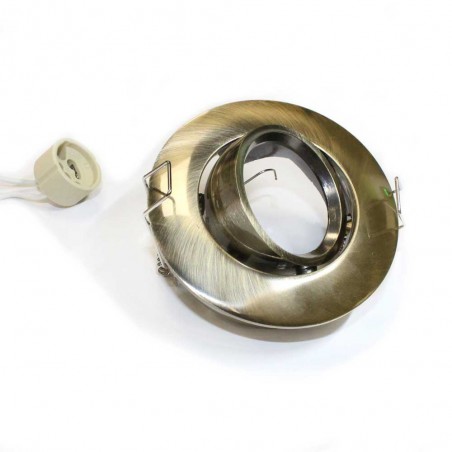 Empotrable ROUND II oro viejo. Wonderlamp