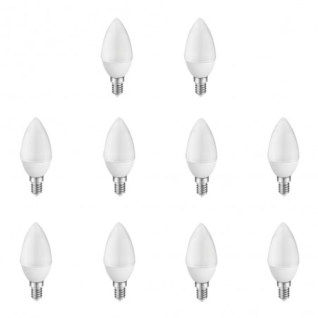 Pack 5x Bombilla A2BC LED C30 E14 6W - 4000ºK