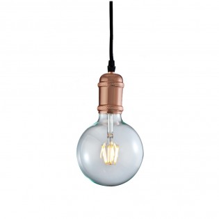 Portalámparas Vintage cobre brillo