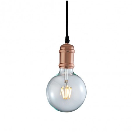 Portalámparas Vintage cobre brillo