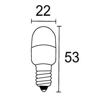 LED Light Bulb Cauldron Mini green E14 (0.3W)