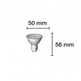 LED Light Bulb Dicroica GU10 cold light (6W)