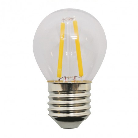 Spherical LED Light Bulb E27 cold light (2W)