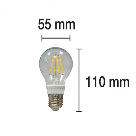 Bombilla Standard LED E27 Luz fría (6W)
