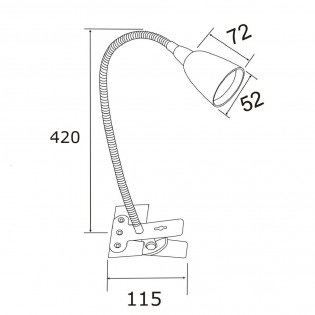 Flexo LED Pinza (3W)