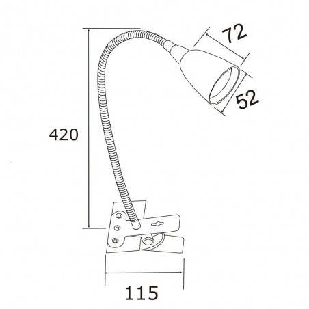Flexo LED Pinza (3W)