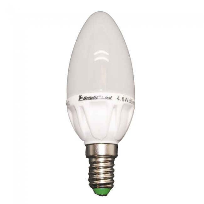 Bombilla LED Vela cerámica E14 luz fría (5.2W) Bombilla LED Vela cerámica E14 luz fría (5.2W)