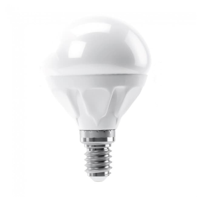 Bombilla LED Esférica Cerámica E14 Luz Cálida (5.2W) Bombilla LED Esférica Cerámica E14 Luz Cálida (5.2W)
