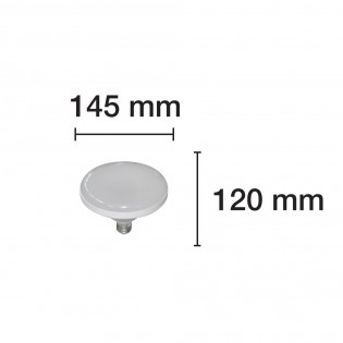 LED Light Bulb refiller R145 E27 warm light (15W)