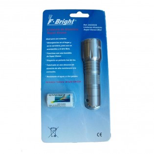 Linterna aluminio super xenon mini