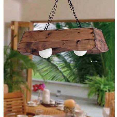 Bolin rustikale Lampe (2 Leuchten)