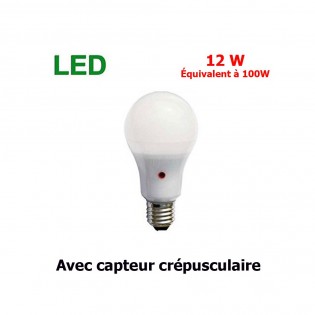 LED Light Bulb warm with sensor (12W)