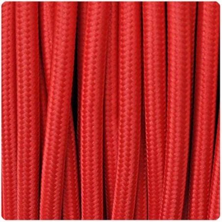 Rotes Textilkabel