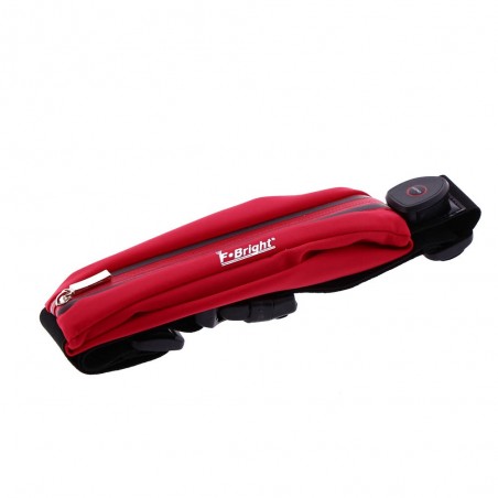 Riñonera deportiva LED Rojo