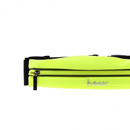 Yellow LED sports bum bag