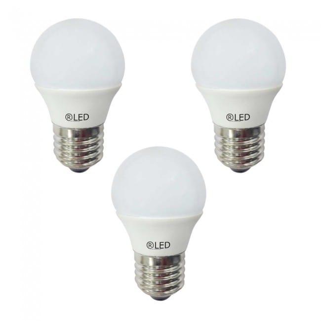 Pack 3 LED ampoules E27 standard froid - Wonderlamp