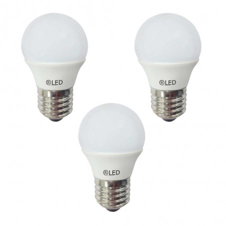 Pack 3 bulbs E27 warm (5.2W)