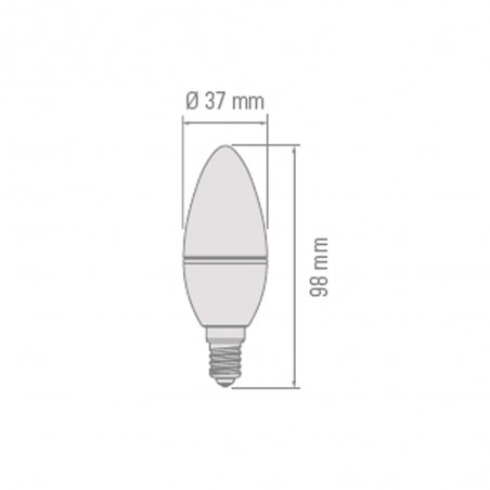 LED Bulb Candle neutral (4W)