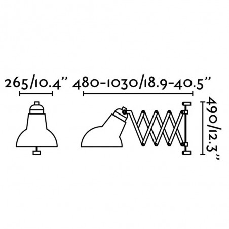 Wall light Ras