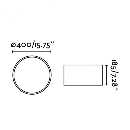 LED Ceiling lamp Seven (30W)
