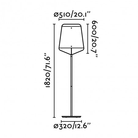Floor lamp Stood
