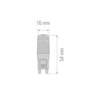 Bombilla LED G9 (2.5W)