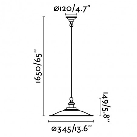 Pendant lamp Lang