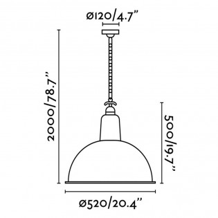 Pendant lamp Lou